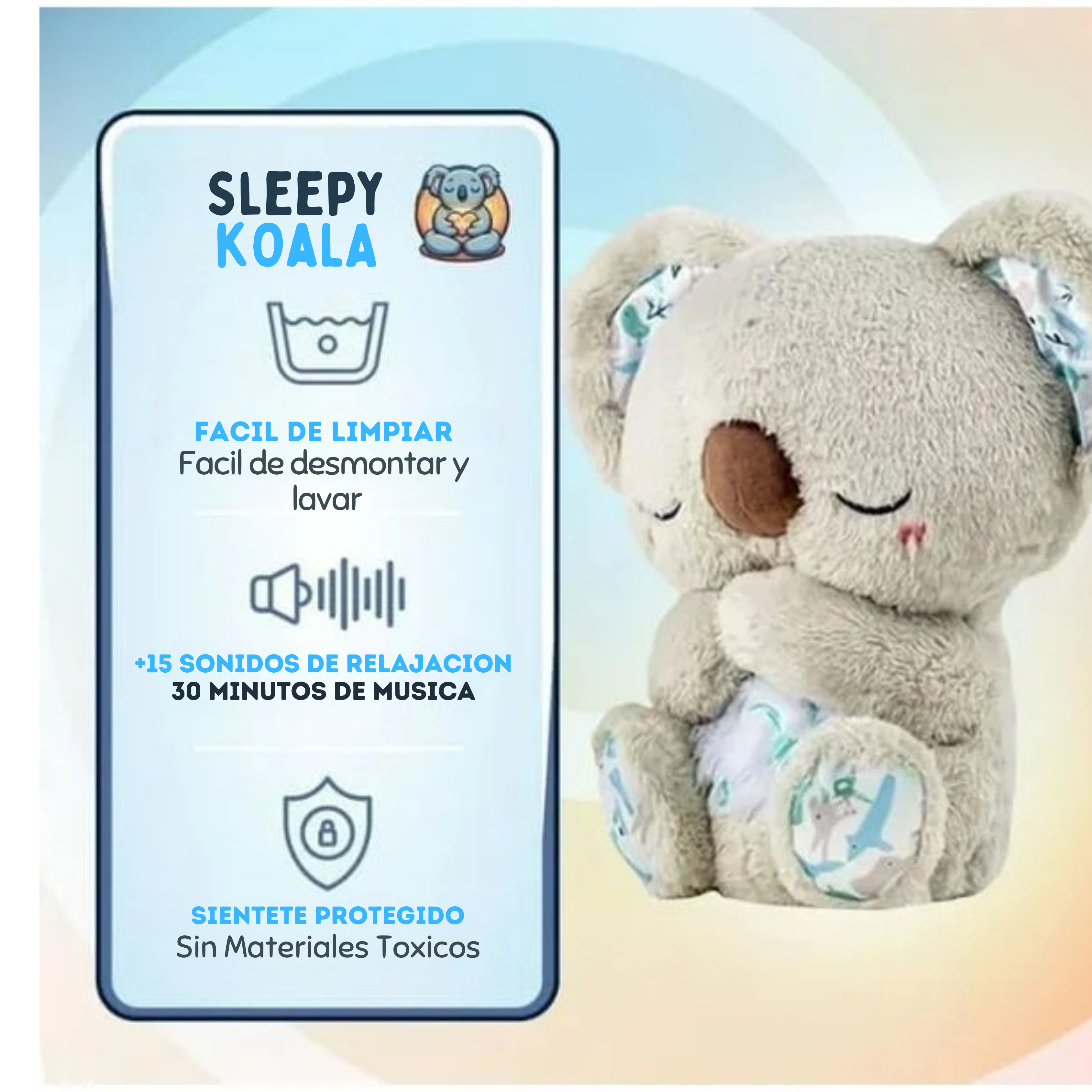 Peluche Koala Que Respira